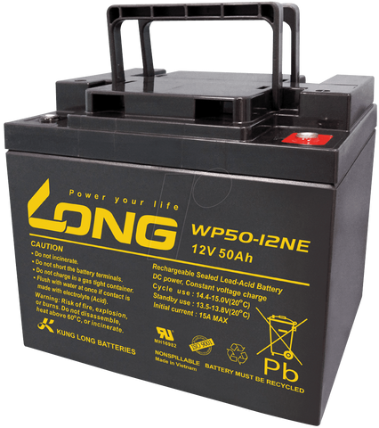 Long 12V 50AH SLA Battery