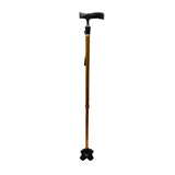 Falcon Walking Stick, Quadruped Tip