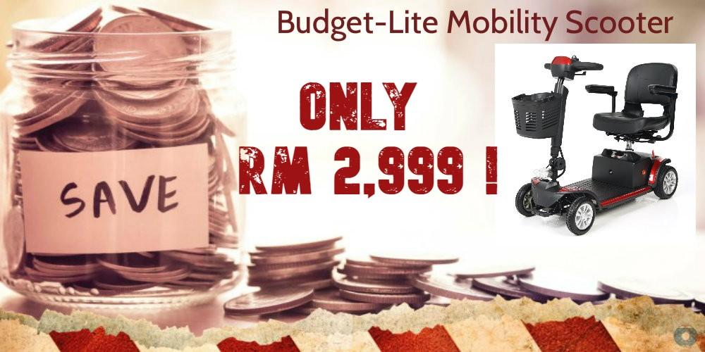 Budget-Lite 4-wheel Mobility Scooter